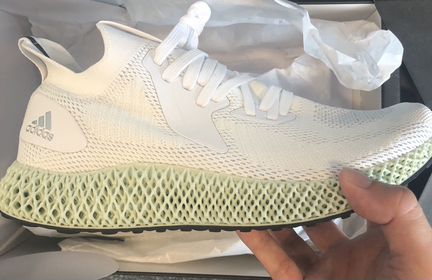 Кроссовки Adidas alphaedge 4D white reflective