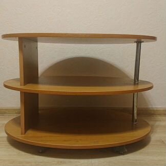 Овальная тумба на колёсах