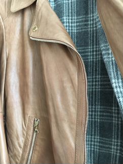 Куртка. Натуральная кожа. Новая, подкладка-100 шер