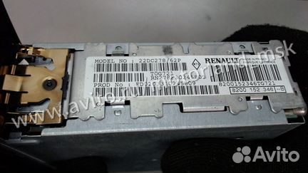 Магнитола Renault Scenic, 2002