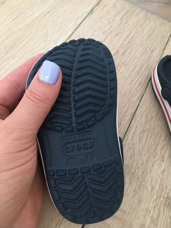 Детские резиновые сандали тапки Crocs размер 4-5