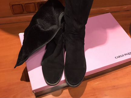 Сапоги замшевые зимние Carlo Pazolini 39-40