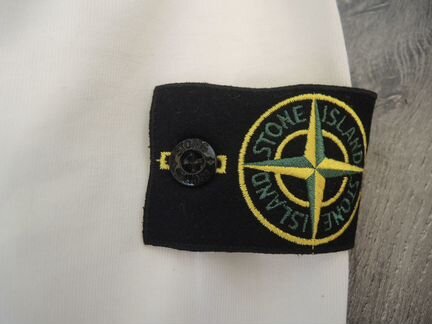Легкий свитшот толстовка лонг Stone Island кость L