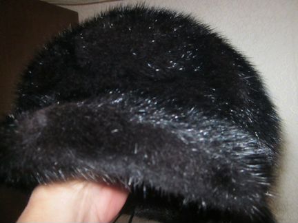 Норковая женская шапка