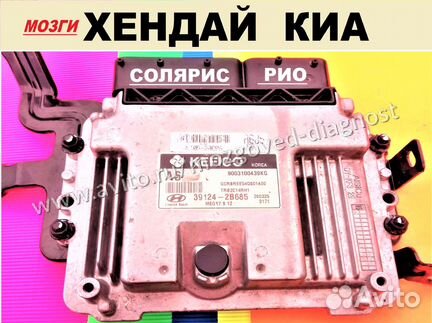 Эбу Мозги на Hyundai Solaris Kia Rio Рено 439KG