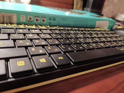 Клавиатура + мышь Logitech MK240 Nano