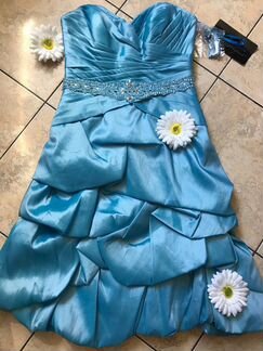 Голубое платье голливудского дизайнера Mystique S