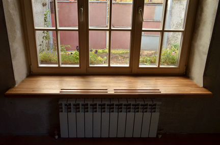 Подоконник из дерева