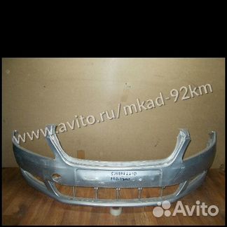 Передний бампер бу Skoda Fabia 2 рестайлинг OEM 5J