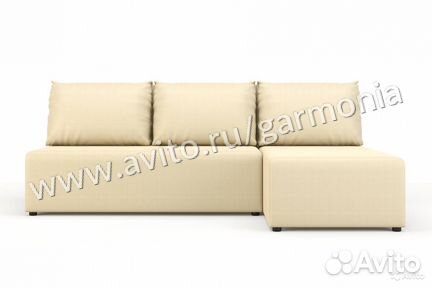 Диван угловой Лорд беж.рогожка в наличии