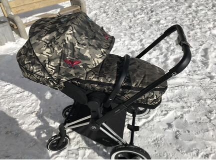 Коляска cybex priam lux butterfly 3 в 1