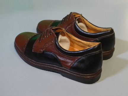 42 размер Туфли мужские коричневые