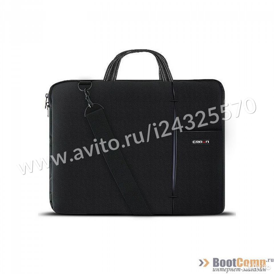 Сумка для ноутбука crown CMB-436 Black 15.6 84012410120 купить 1