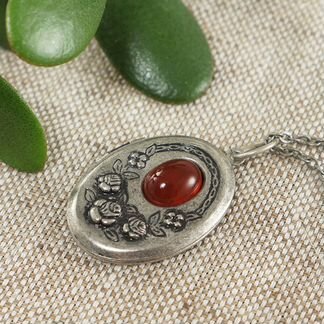 Медальон Сердолик (8х10мм)