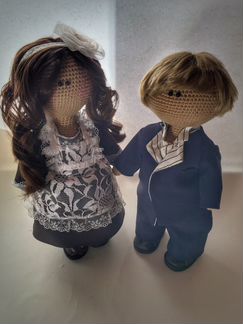 Кукла тильда первоклашка