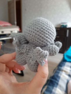 Вязаная игрушка Ктулху амигуруми