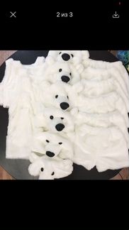 Костюм белого Медведя 3-5 лет