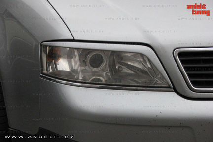 Спойлер козырек реснички Audi A6 C5