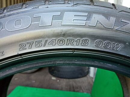 275/40R18 Bridgestone Potenza RE050A(RFT)