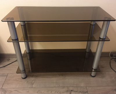 Тумба под телевизор бу стеклянная