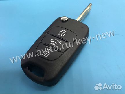 Корпус ключа Hyundai три кнопки с багажником