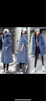 Парка с мехом тренч 3 в1 новая