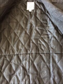 Тёплое шерстяное пальто 128-134