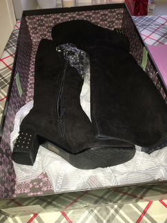 Сапоги Carlo Pazolini замшевые новые