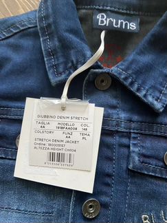 Новая джинсовка,Brums джинсовая куртка 4 года