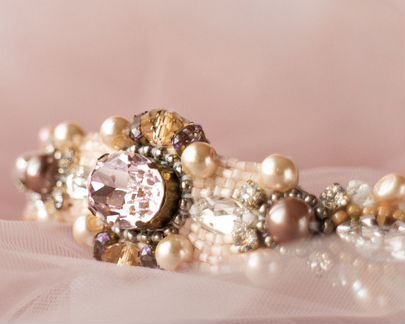 Ободок ручной работы swarovsky