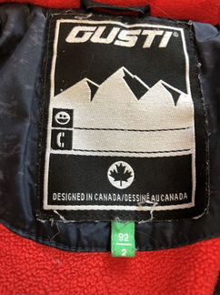 Костюм gusti 92р зимний