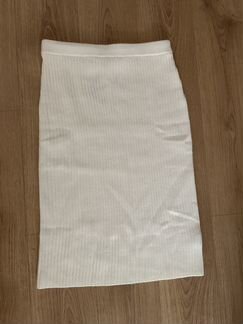 Трикотажная юбка рельефной вязки H&M