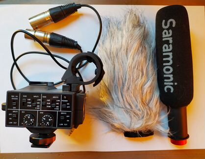 Микрофон пушка Saramonic MixMic (два XLR входа)