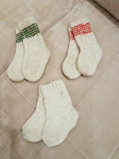 Новые вязанные носки