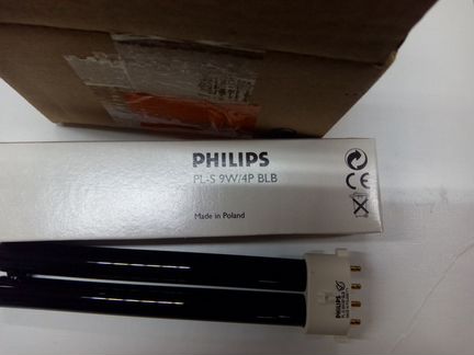 Лампа уф Phillips PL-S 9W/4P BLB 2G7