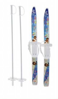 Лыжи детские с креплением 75 см