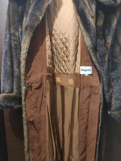 Шуба из искусственной норки