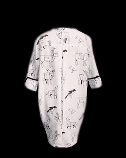 Пальто летнее оригами