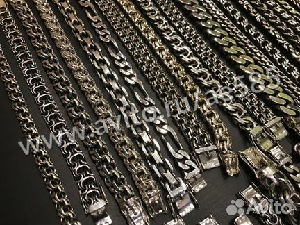 Готовый серебряный мужской браслет серебро 925