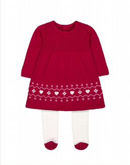 Платье Mothercare + колготки, 3-6 мес