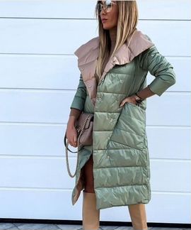 Пуховик двухсторонний