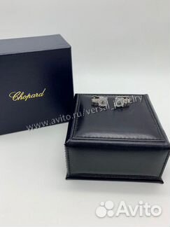 Новые Серьги chopard из белого золота с бриллианта