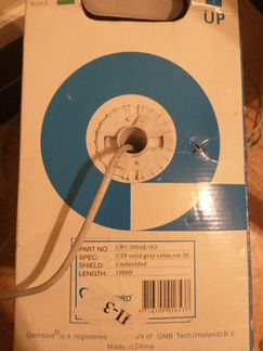 Кабель UTP 5e кат. 4 пары Cablexpert UPC-5004E-SO