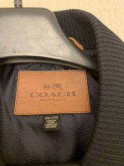 Куртка кожаная Coach