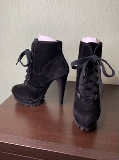 Ботильоны замшевые