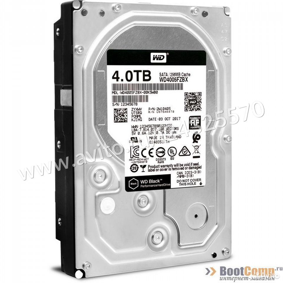  Жесткий диск 4000Gb (4TB) WD Black IV series (WD40  84012410120 купить 1