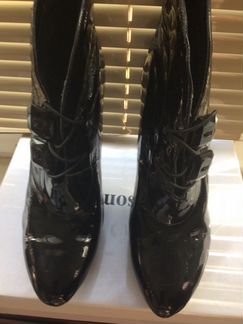 Ботильоны кожа, лак