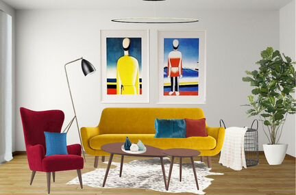 Коллаж интерьера в Ps / 3d-визуализация интерьера