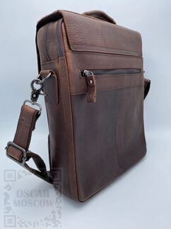 Мужская кожаная сумка через плечо Zznick