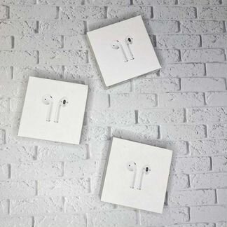 Airpods 2 люксовые качества 100 сходство оригинала